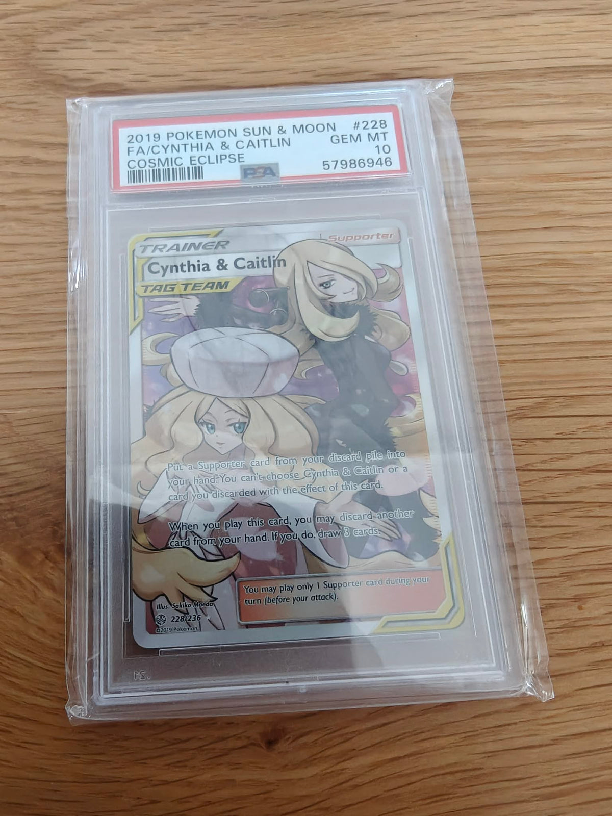 Cynthia & Caitlin Cosmic Eclipse 228 - PSA 10