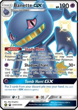 Banette GX SV61 Hidden Fates