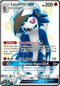 Lycanroc GX (Hidden fates SV66)