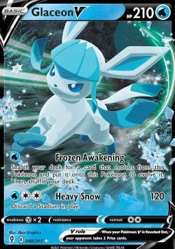 Glaceon V EVS 040 Evolving Skies