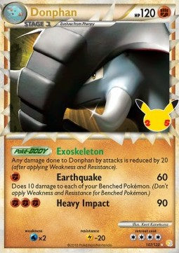 Donphan 107 Celebrations Classic Collection - Holo Rare