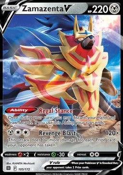 Zamazenta V BRS 105 Brilliant Stars