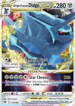Origin Forme Dialga VSTAR – Astral Radiance 114/189