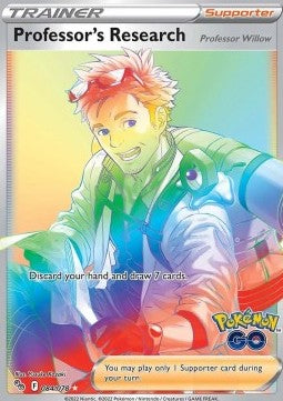 Professor's Research (Professor Willow) 084 Pokémon GO - Hyper Rare