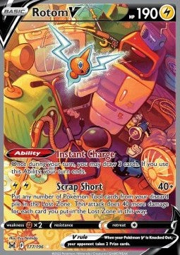 Rotom V 177 Lost Origin - Ultra Rare