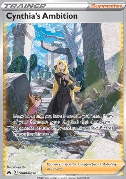Cynthia's Ambition GG60 Crown Zenith - Ultra Rare