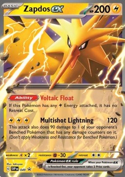Zapdos ex – (SVP 049)