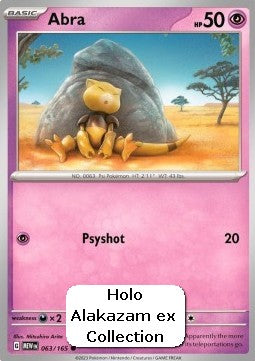 Pokémon TCG: Abra – Cosmo Holo (151 063)