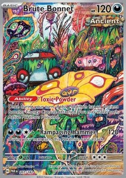 Brute Bonnet 207/182 Paradox Rift - Illustration Rare - Engelsk - Pokemon kort