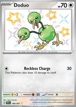 Doduo Paldean Fates 199