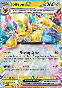 Jolteon ex Prismatic Evolutions 030
