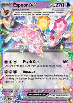 Espeon ex #034/131 Double Rare — Prismatic Evolutions