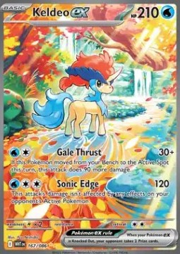 Keldeo ex #167 | Near-mint