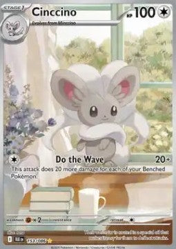 Cinccino 153 Black Bolt - Illustration Rare