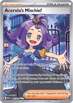 Acerola’s Mischief – (Mega Evolutions 165)