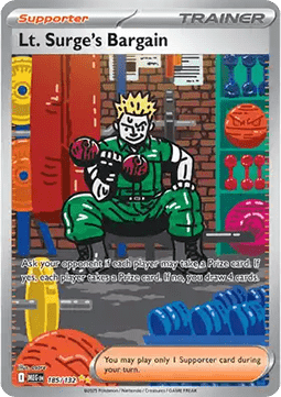 Lt. Surge's Bargain – (Mega Evolution 185)