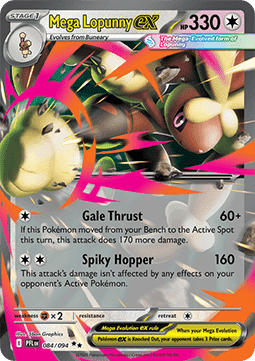 Mega Lopunny ex – (Phantasmal Flames 084)