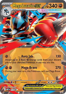 Mega Lucario ex – (MEP 012)