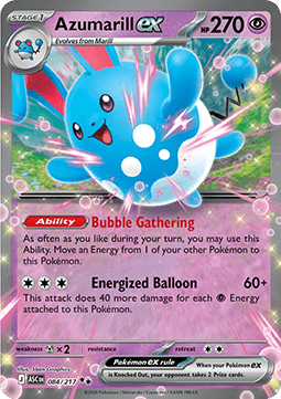 Azumarill ex – (Ascended Heroes ASC 084)