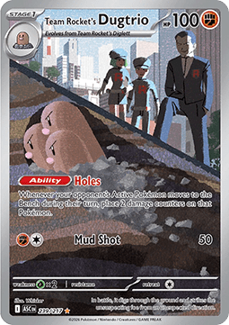 Team Rocket's Dugtrio – (Ascended Heroes ASC 239)