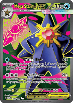 Mega Starmie ex 102/088 Perfect Order