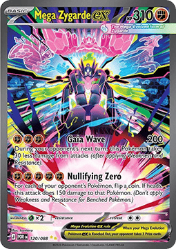 Mega Zygarde ex #120/088 Special Illustration Rare Perfect Order