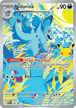 Nidorina MEP Black Star Promos 101