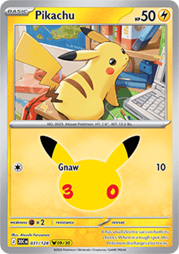 Pikachu 30C 031 30th Celebration