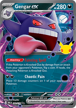 Gengar ex 30C 090 30th Celebration
