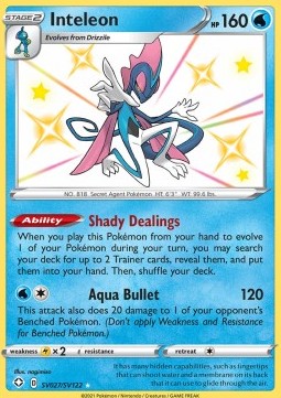 Inteleon (Shining Fates SV27)