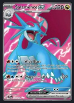 Salamence ex – Scarlet & Violet JTG 177