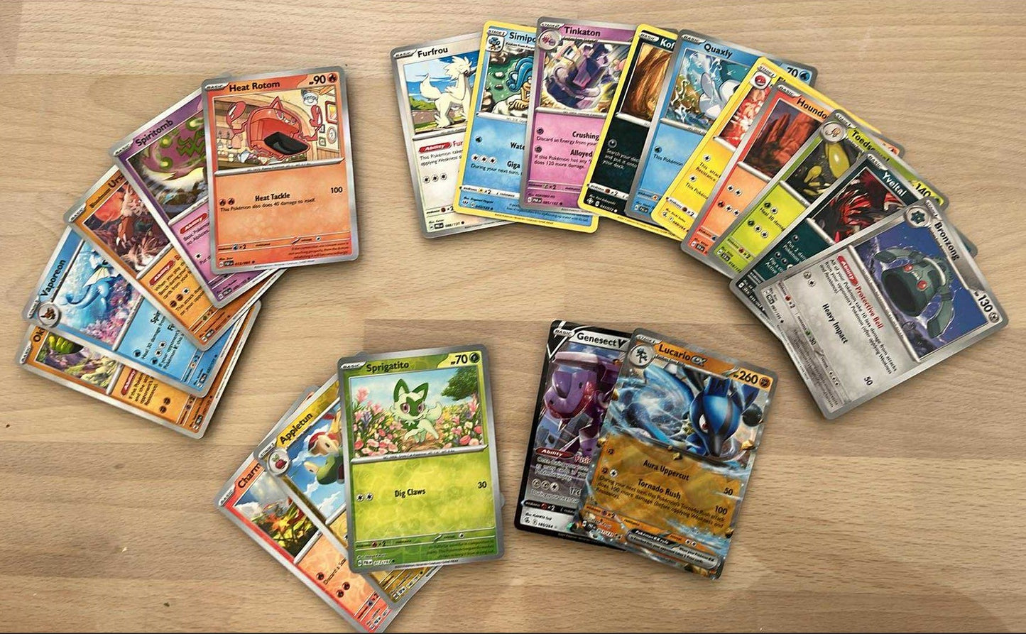 Pokemon Surprise pakke Small – 20 stk. (Blandet EX, Reverse, Holo & Bulk)
