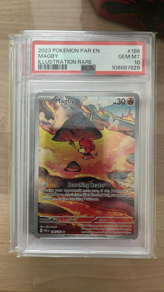 Magby – 186/182 – Illustration Rare – PSA 10 – Pokémon TCG