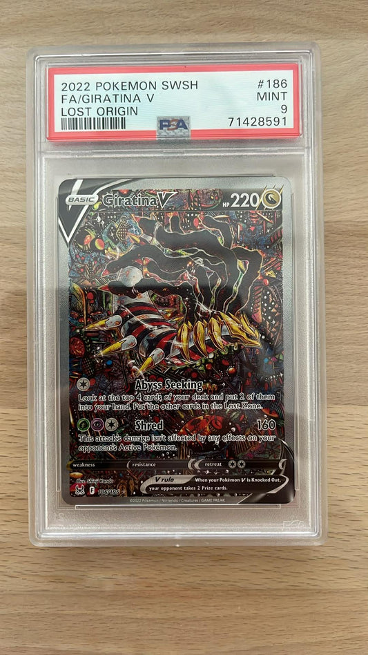Giratina V – Lost Origin 186/196 – PSA 9
