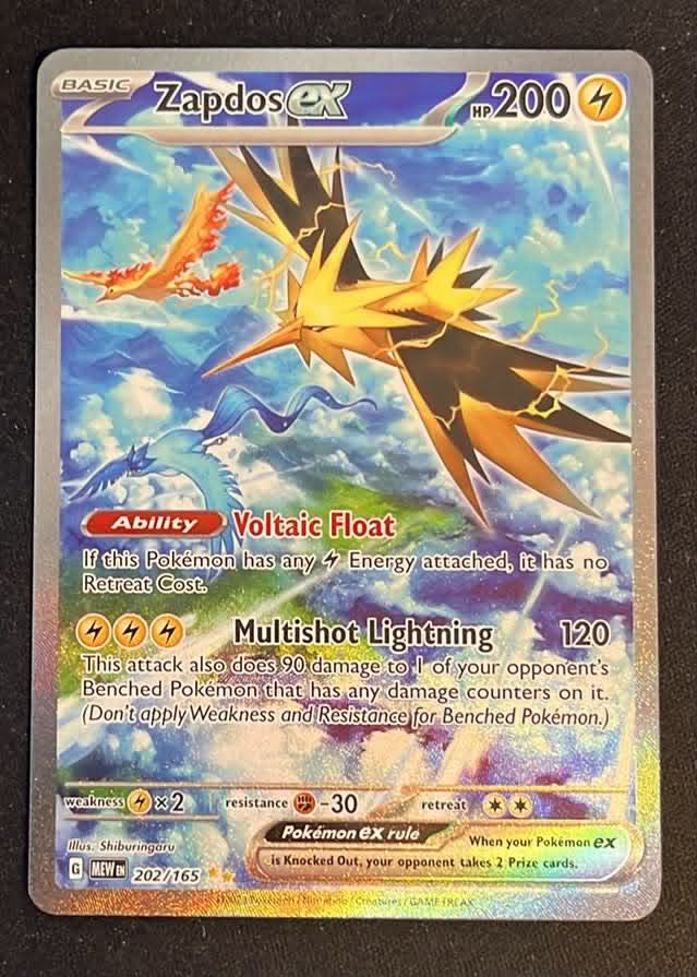 Zapdos ex – 151 202 - Tjek billeder