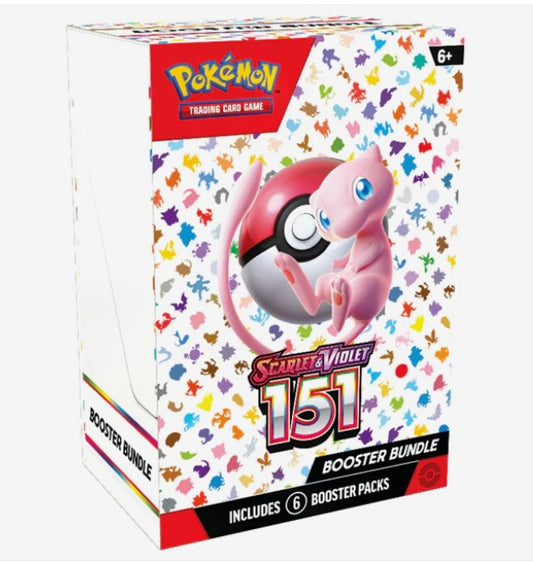 Pokémon TCG Scarlet & Violet 151 Booster Bundle – 6 Engelsk Boostere