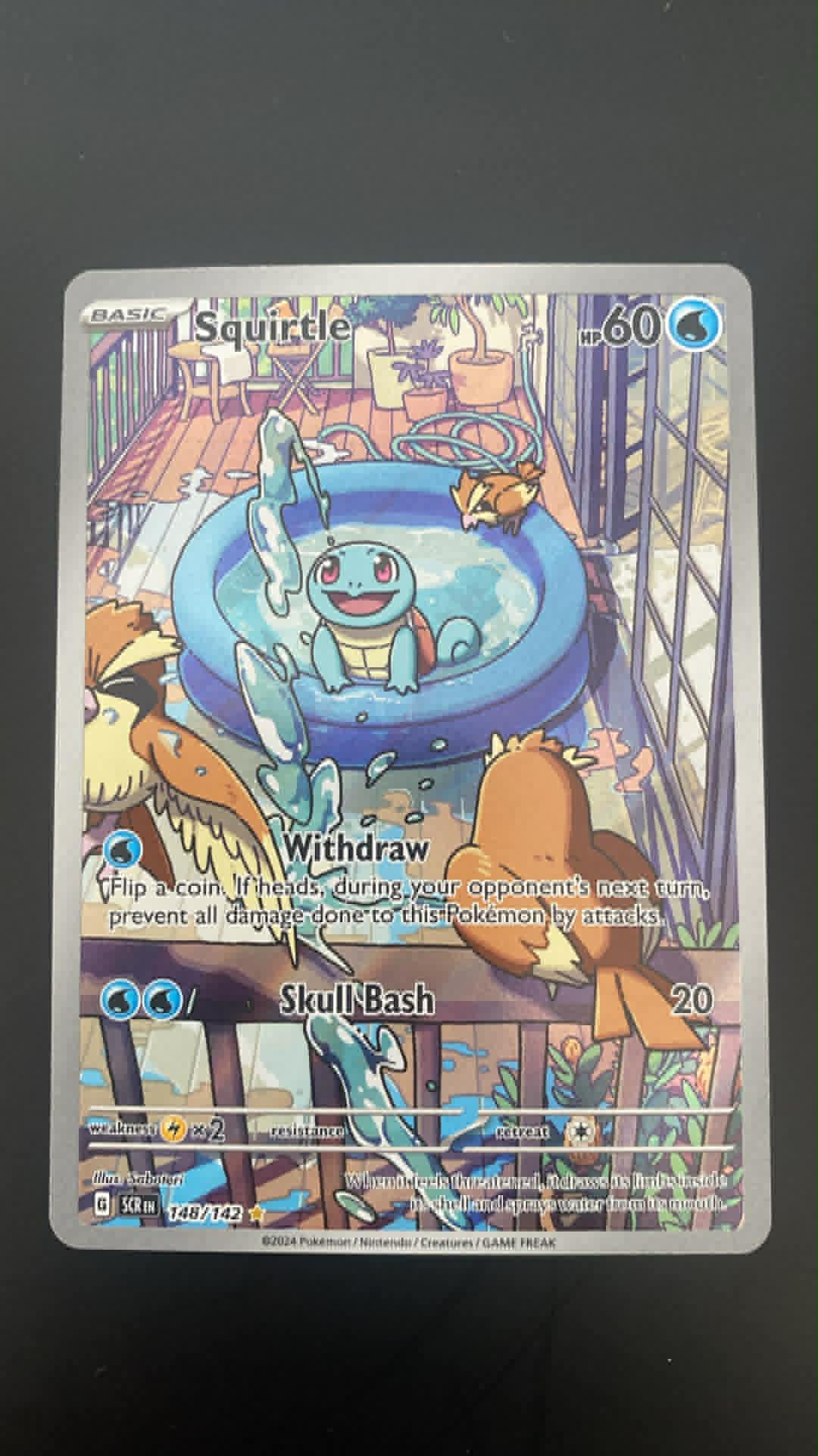 Squirtle – Special Illustration Rare (SCR 148/142) – Stellar Crown