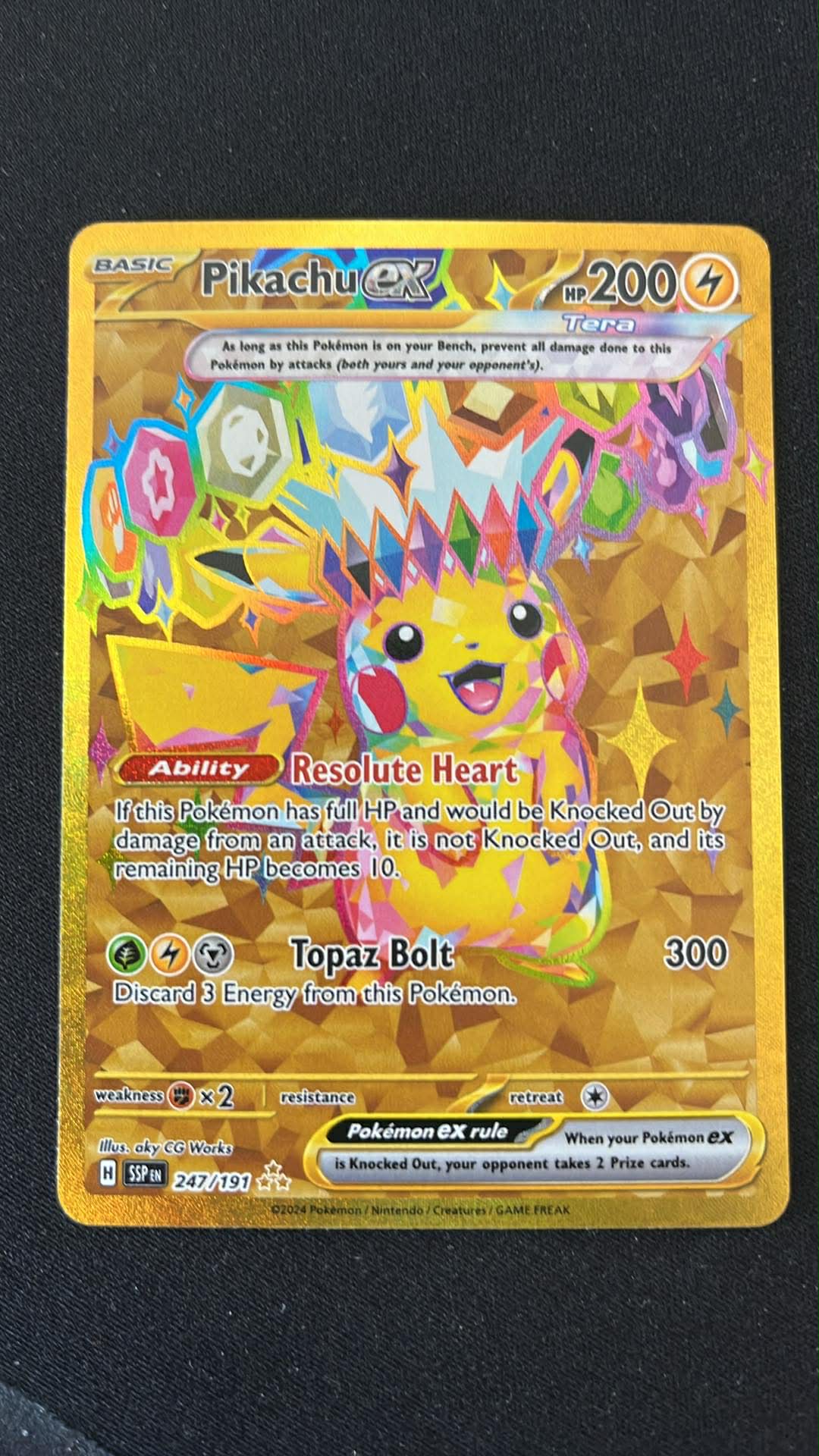 Pikachu ex (SSP 247)