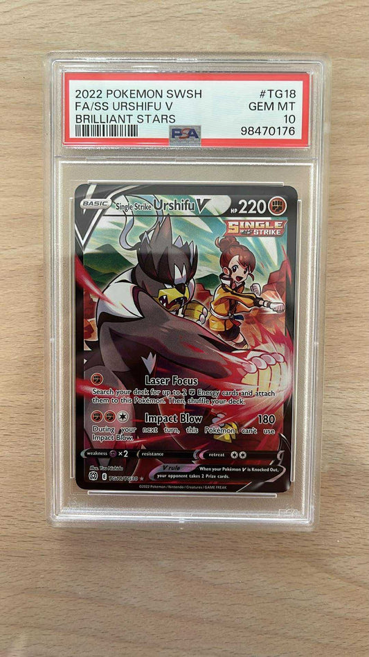 Urshifu V Brilliant Stars TG18 PSA 10