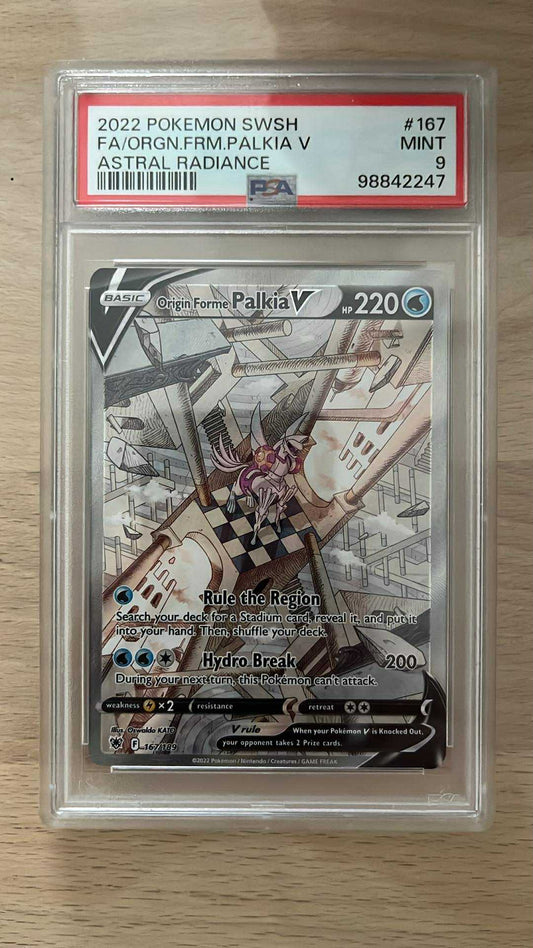 Origin Forme Palkia V – 167/189 – Full Art – PSA 9 – Pokémon TCG