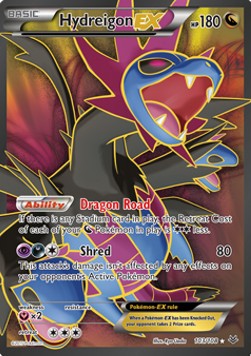 Hydreigon EX (ROS 103) Roaring Skies Excellent'ish - Tjek Billeder