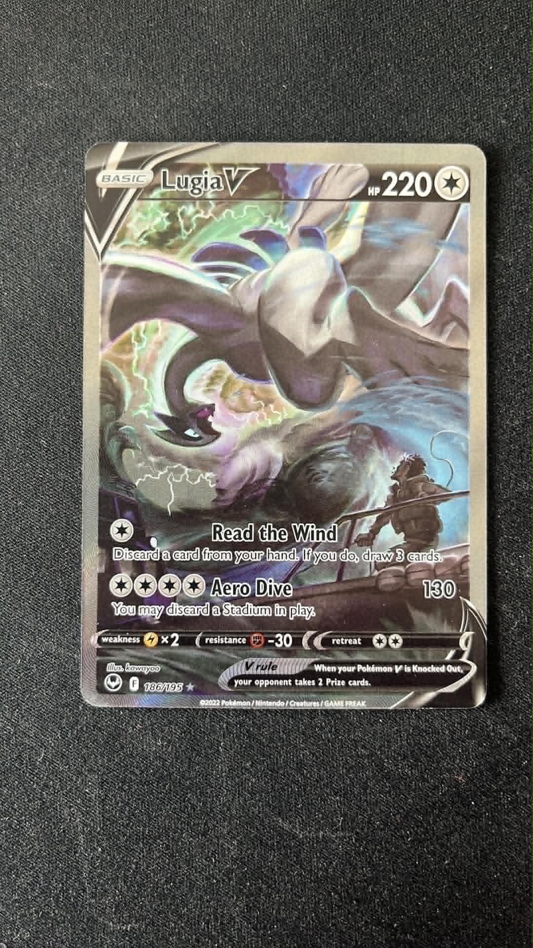 Lugia V 186 Silver Tempest - Ultra Rare - Tjek Billeder