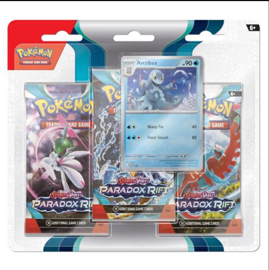 Pokémon TCG – Arctibax 3-Pack Blister Scarlet & Violet: Paradox Rift