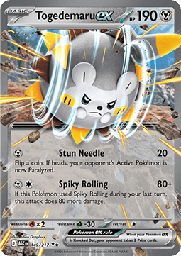 Togedemaru ex – Ascended Heroes 149