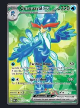 Quaquaval ex – Paldea Evolved 235/193 – Special Illustration Rare – Near Mint