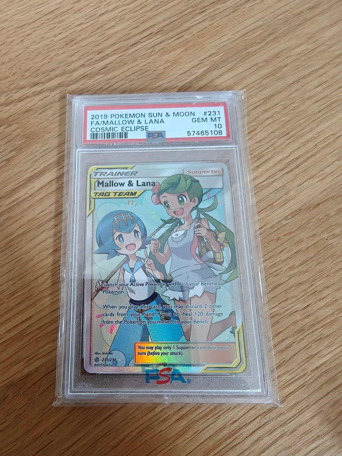 Mallow & Lana Cosmic Eclipse 231 - PSA 10