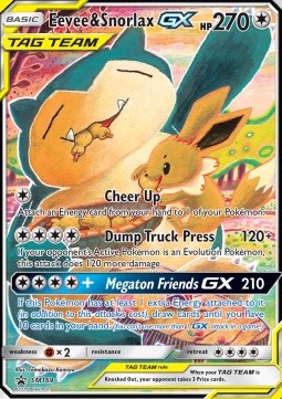 Eevee & Snorlax GX – Sun & Moon Promo 169 - Tjek billeder