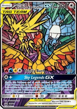 Moltres & Zapdos & Articuno GX – Sun & Moon Promo 210 - Tjek billeder