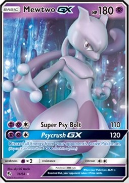 Mewtwo GX 31 Hidden Fates