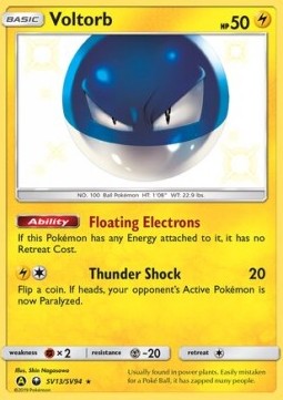 Voltorb SV13 Hidden Fates